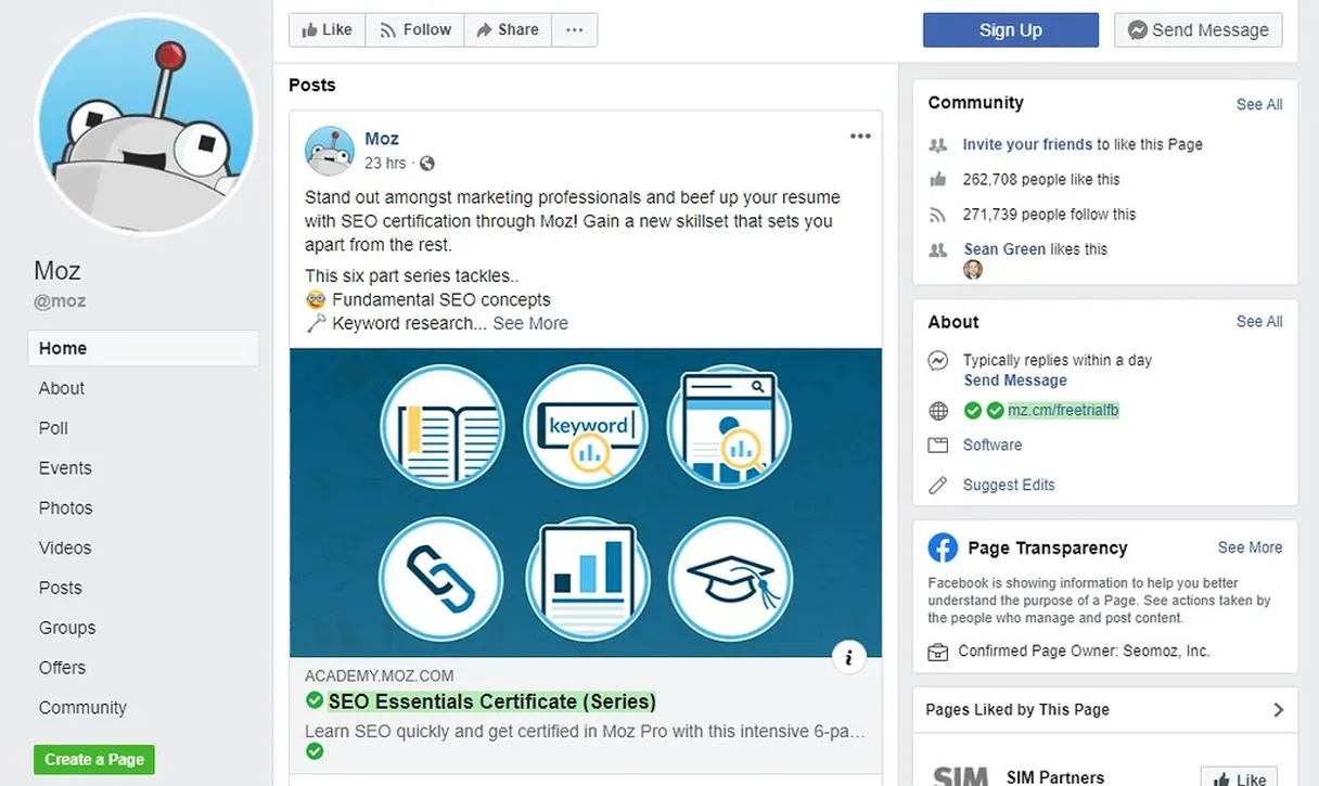 Imported media object