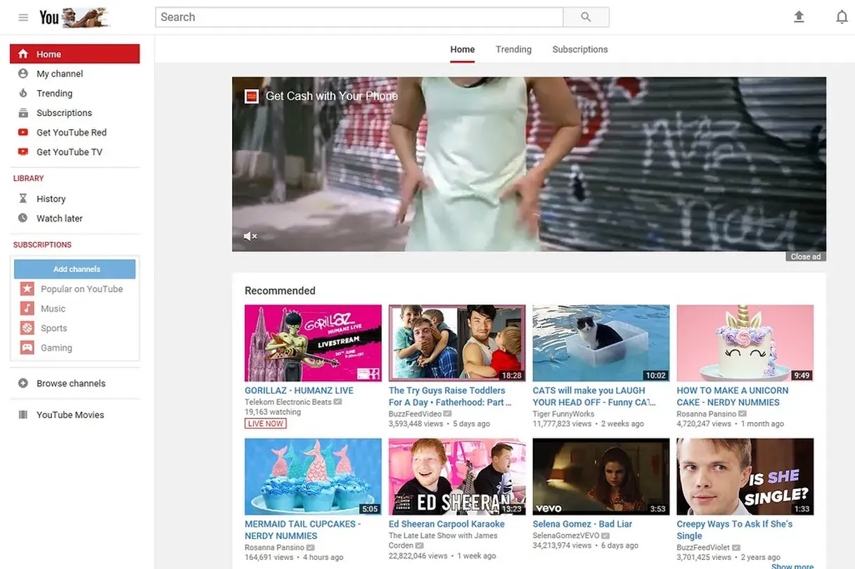 Imported media object